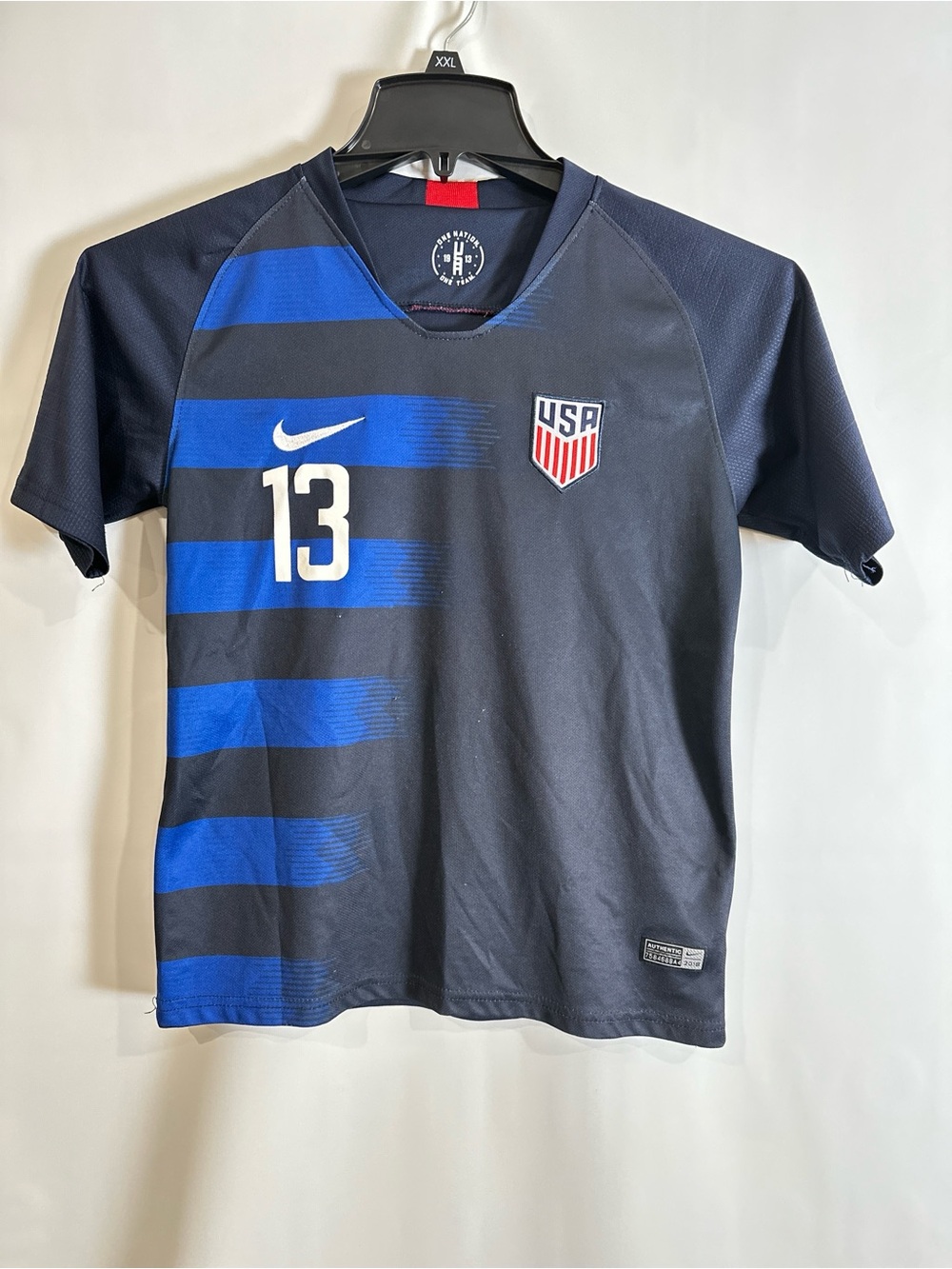 Nike USA Soccer Jersey #13 in Navy & Royal Blue Alex Morgan